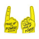 Articoli promozionali Haltech Haltech "Page Up for Power" Foam Finger | race-shop.it