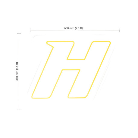 Haltech Haltech Neon Sign 600mm x 460mm EU Plug | race-shop.it