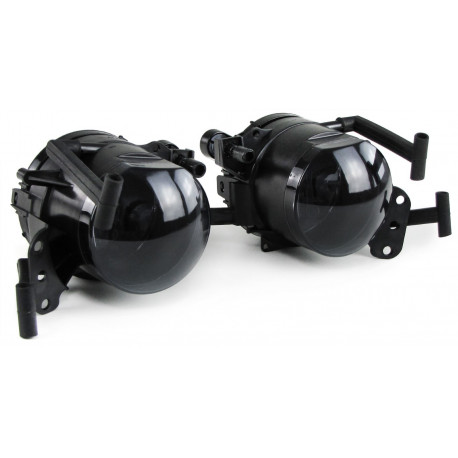 Bazár Fendinebbia nero Fumo adatto per BMW E60 E61 con paraurti pacchetto M DANNEGGIATO | race-shop.it