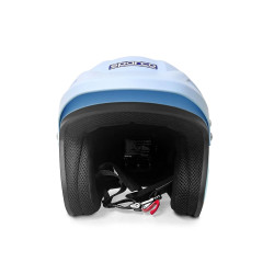 Casco jet da corsa omologato ECE Sparco J-PRO GULF TRACKDAY, azzurro