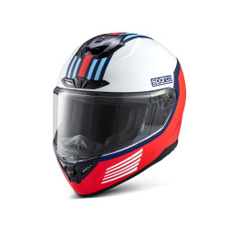 Casco integrale da corsa omologato ECE Sparco X-PRO MARTINI RACING, bianco/rosso