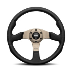 3 spoke steering wheel MOMO RACE 2.0 black-anthracite 350mm, leather