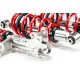 Completo MTS Technik Kit coilover della serie MTS COMFORT per Audi 80 B4 Avant (8C) 09/91 - 01/96 (Inox) | race-shop.it
