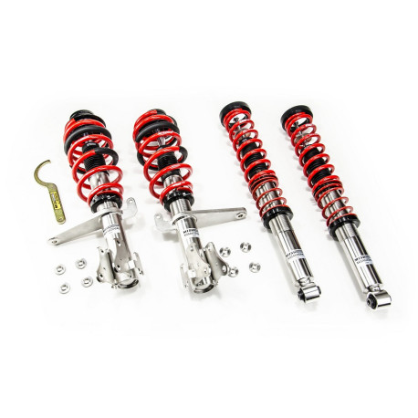 Completo MTS Technik Kit coilover della serie MTS STREET per Audi 80 B3 Berlina (89/8A) 06/86 - 10/91 (Inox) | race-shop.it