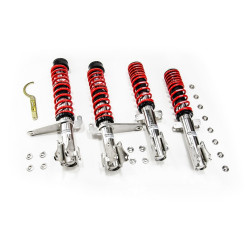 Kit coilover della serie MTS STREET per Audi 80 B3 Berlina (89/8A) 06/86 - 10/91 (Inox)