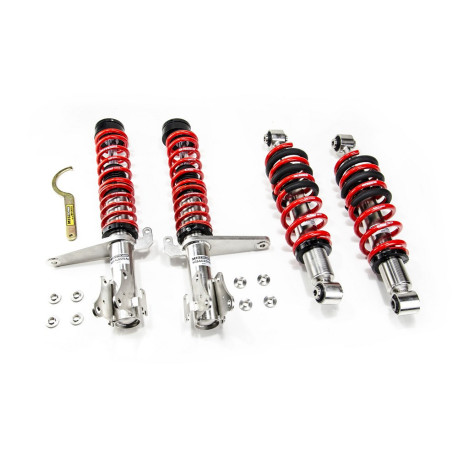 Completo MTS Technik Kit coilover della serie MTS STANCE per Audi 80 B4 Avant (8C) 09/91 - 01/96 (Inox) | race-shop.it