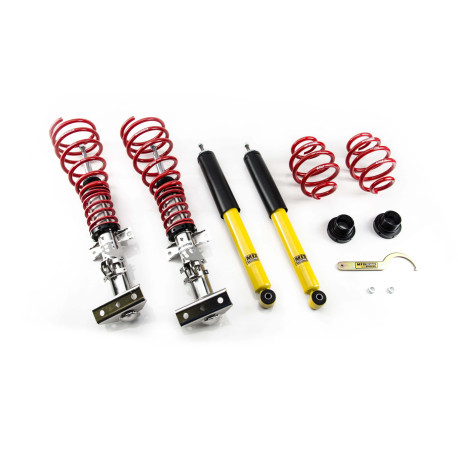 Completo MTS Technik Kit coilover della serie MTS COMFORT per BMW 3 Compact (E36) 01/94 - 08/00 (Inox) | race-shop.it
