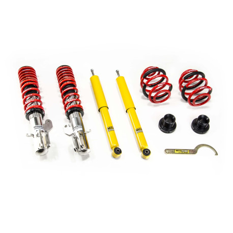 Completo MTS Technik Kit coilover della serie MTS STREET per Opel CORSA C (X01) 09/00 - 12/09 (Inox) | race-shop.it