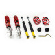 Completo MTS Technik Kit coilover della serie MTS STREET per Opel CORSA C (X01) 09/00 - 12/09 (Inox) | race-shop.it