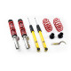 Completo MTS Technik Kit coilover della serie MTS COMFORT per Audi A3 (8L) 09/96 - 05/03 (Inox) | race-shop.it