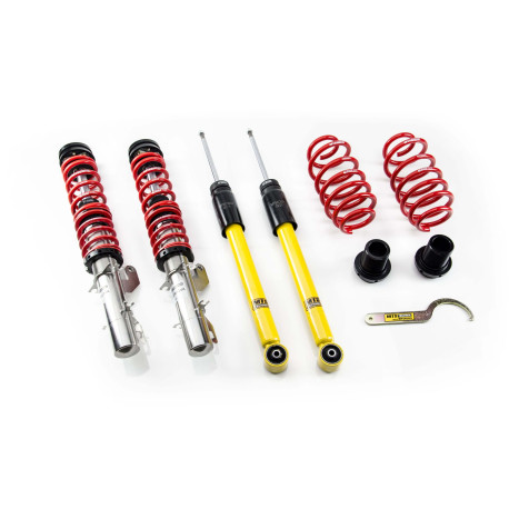 Completo MTS Technik Kit coilover della serie MTS COMFORT per Audi A3 (8L) 09/96 - 05/03 (Inox) | race-shop.it
