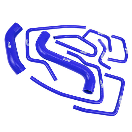 Tubi in silicone per radiatore - kit RACES Kit di tubi flessibili in silicone per raffreddamento motore per Subaru Impreza WRX GD/GB/GG 2.0 EJ205 00-07 (9 pz) | race-shop.it