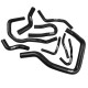 Tubi in silicone per radiatore - kit RACES Kit di tubi flessibili in silicone per raffreddamento motore per Honda Civic EK 1.5/1.6 D15/D16 92-00 (9 pz) | race-shop.it