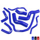 Tubi in silicone per radiatore - kit RACES Kit di tubi flessibili in silicone per raffreddamento motore per Skoda Octavia RS 2.0T FSI (1Z) 05-13 | race-shop.it
