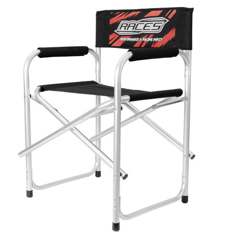 Sedie da ufficio RACES Paddock folding chair - Black | race-shop.it