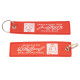 Portachiavi RACES Jet tag keychain - No Good 1985 Red | race-shop.it