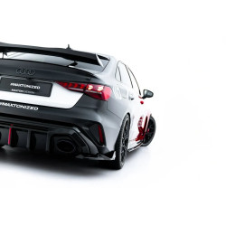 MAXTON DESIGN splitter laterali posteriori per Audi RS3 Sedan 8Y Facelift, nero lucido, V2