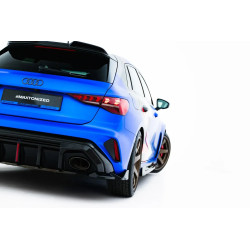MAXTON DESIGN splitter laterali posteriori per Audi RS3 Sportback 8Y Facelift, nero lucido, V2