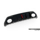 Body kit e accessori visivi MAXTON DESIGN diffusore posteriore per Audi RS3 Sedan 8Y Facelift (Version with original reflector), nero lucido | race-shop.it
