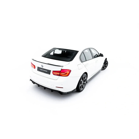 Body kit e accessori visivi MAXTON DESIGN estensione spoiler per BMW 3 Sportline Sedan F30, nero lucido | race-shop.it
