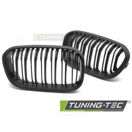 Body kit e accessori visivi Griglia sportiva per BMW F20 / F21 LCI 15-18 (Nero opaco a doppia barra) | race-shop.it