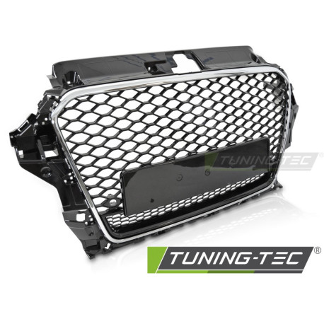 Body kit e accessori visivi Grille Sport Style for AUDI A3 8V 12-16 (Glossy Black Chrome PDC) | race-shop.it