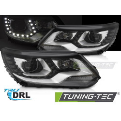 Fari a LED con DRL per VW TIGUAN I 11-15 (Nero)