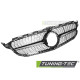 Grille with CAMERA HOLE for MERCEDES W205 18-21 / S205 18-21 / C205 18-23 / A205 18-23 (Diamond Black Chrome)