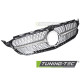 Grille with CAMERA HOLE for MERCEDES W205 18-21 / S205 18-21 / C205 18-23 / A205 18-23 (Diamond Silver Chrome)