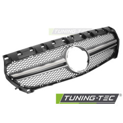 Grille for MERCEDES CLA W117 13-19 (Black Silver)
