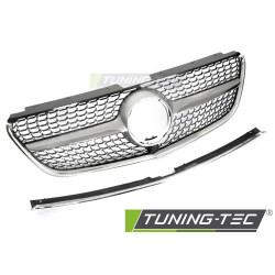 Grille for MERCEDES VITO W447 14-19 (Diamond Silver Chrome)