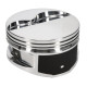 Parti del motore JE Pistons Kit 400-18 SBC FLAT TOP B:4.125 | race-shop.it