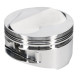 Parti del motore JE Pistons Kit 400-12 SBC .150 DOME B:4.140 | race-shop.it