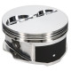 Parti del motore JE Pistons Kit 350 SBC STD FLAT TOP B:4.030 | race-shop.it
