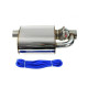Silenziatori universali con la valvola RACES Centre muffler with exhaust cutout valve - 63.5mm (2.50") | race-shop.it