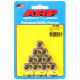 Parti del motore ARP Stainless Steel 12-Point Nut Kit - M8 x 1.00 (M10 Wrench) | race-shop.it
