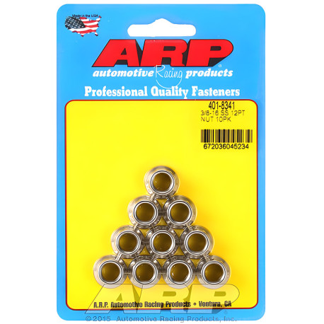 Parti del motore ARP dadi (inox, testa a 12 punte), 3/8-16, V3 | race-shop.it