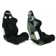 Sedile sportivo CUGA Bride stile Nero in camoscia DANNEGGIATO