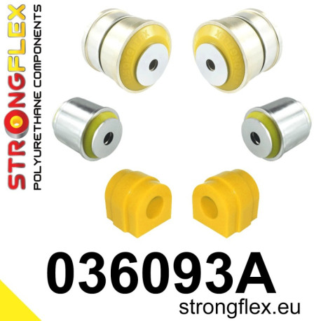 Silentblock in poliuretano STRONGFLEX - 036093A: Front suspension bush kit SPORT | race-shop.it