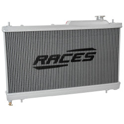 RACES Radiatore acqua in alluminio - Subaru Forester (99-02) - Argentato