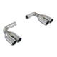 Sistemi di scarico SUPERSPRINT Kit terminale Supersprint destro OO70 - sinistro OO70 "Slant End - stile "392" JEEP WRANGLER 2P - 4P 18+ | race-shop.it