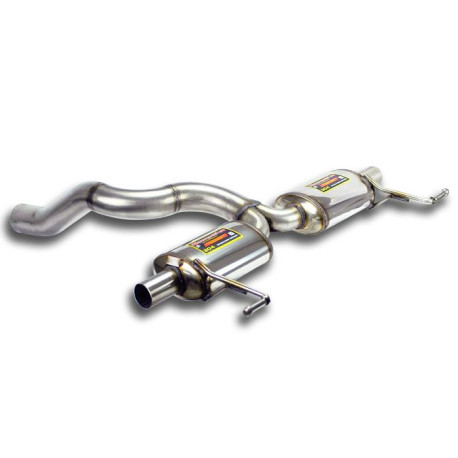 Sistemi di scarico SUPERSPRINT Silenziatore posteriore Supersprint destro - sinistro "Racing" Renault Clio III RS 2.0i 06-09 | race-shop.it