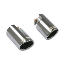 Supersprint Endpipe kit Right O100 - Left O100 "Gun Metal Grey" 500 ABARTH 1.4T Coupè / Cabrio 08-15