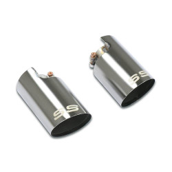 Supersprint Endpipe kit "Race-Gun Metal Grey" Right O100 - Left O100 500 ABARTH 1.4T Coupè / Cabrio 08-15