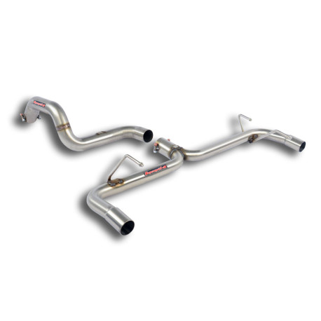 Sistemi di scarico SUPERSPRINT Supersprint Rear pipe kit Right - Left (Muffler delete) 500 ABARTH 1.4T Coupè / Cabrio 08-15 | race-shop.it
