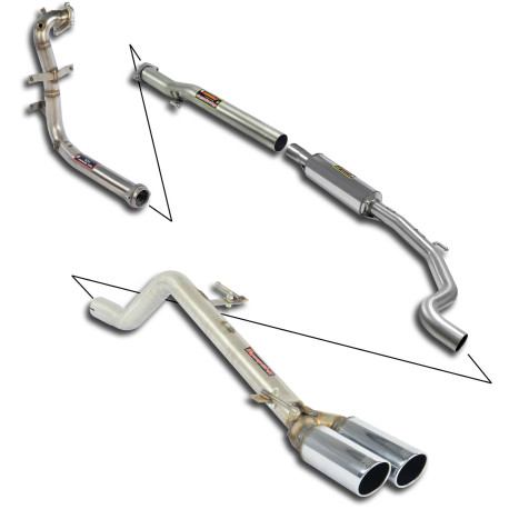 Sistemi di scarico SUPERSPRINT Supersprint Track Performance pack GRANDE PUNTO ABARTH 1.4T 07+ | race-shop.it