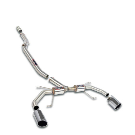 Sistemi di scarico SUPERSPRINT Supersprint Rear Muffler Race B Package ALFA ROMEO GIULIA 2.0i Turbo 16-18 | race-shop.it