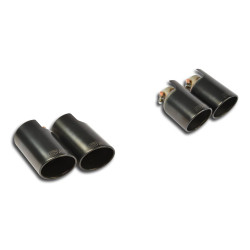 Supersprint Endpipe kit Right OO100 - Left OO100 "Gun Metal Grey" ALFA ROMEO GIULIA 2.0i Turbo 16-18