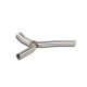 Sistemi di scarico SUPERSPRINT Supersprint "Y" connecting pipe AUDI A4 B9 (Sedan + Avant) 2.0 TFSI 16+ | race-shop.it