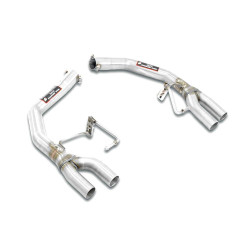 Supersprint Rear pipe kit Right - Left (Muffler delete) AUDI A4 B9 (Sedan + Avant) 2.0 TFSI 16+